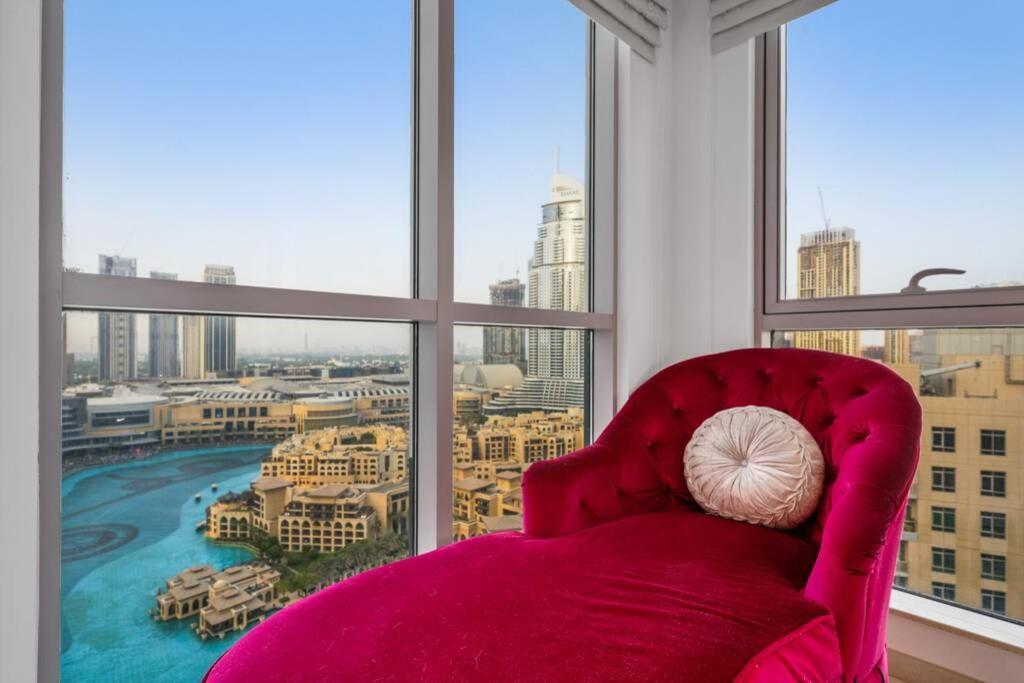Spectacular Burj & Fountain View - Luxurious 3 Bedrooms & Maids Room - The Residences Dubaj Zewnętrze zdjęcie