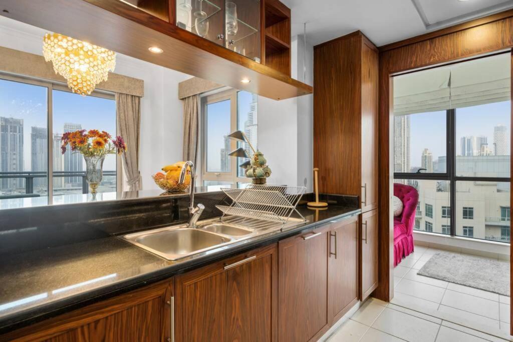 Spectacular Burj & Fountain View - Luxurious 3 Bedrooms & Maids Room - The Residences Dubaj Zewnętrze zdjęcie