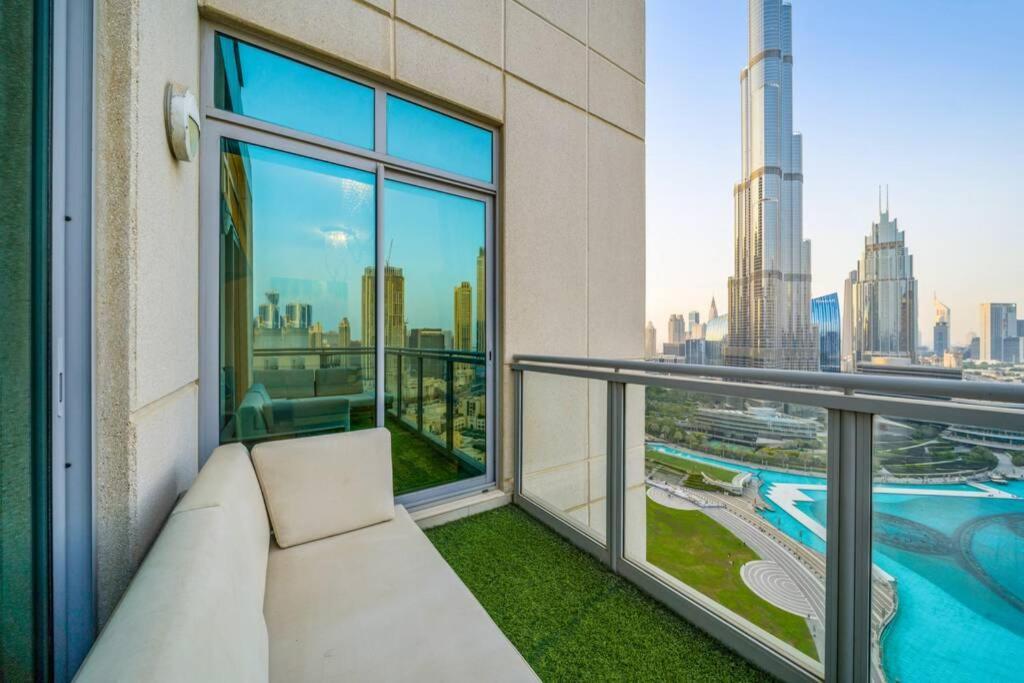 Spectacular Burj & Fountain View - Luxurious 3 Bedrooms & Maids Room - The Residences Dubaj Zewnętrze zdjęcie