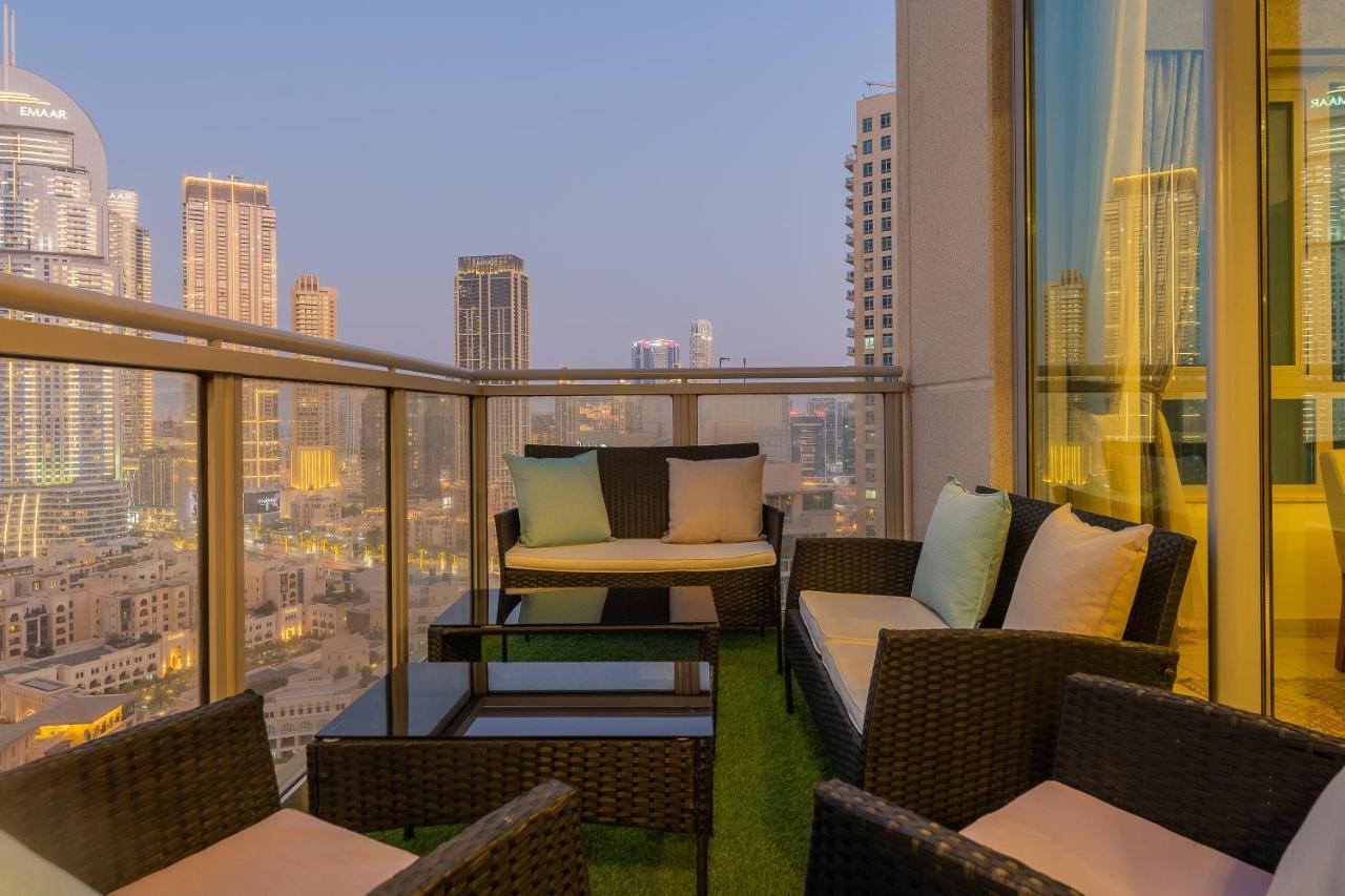 Spectacular Burj & Fountain View - Luxurious 3 Bedrooms & Maids Room - The Residences Dubaj Zewnętrze zdjęcie