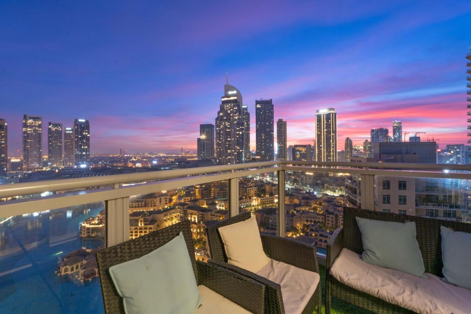 Spectacular Burj & Fountain View - Luxurious 3 Bedrooms & Maids Room - The Residences Dubaj Zewnętrze zdjęcie