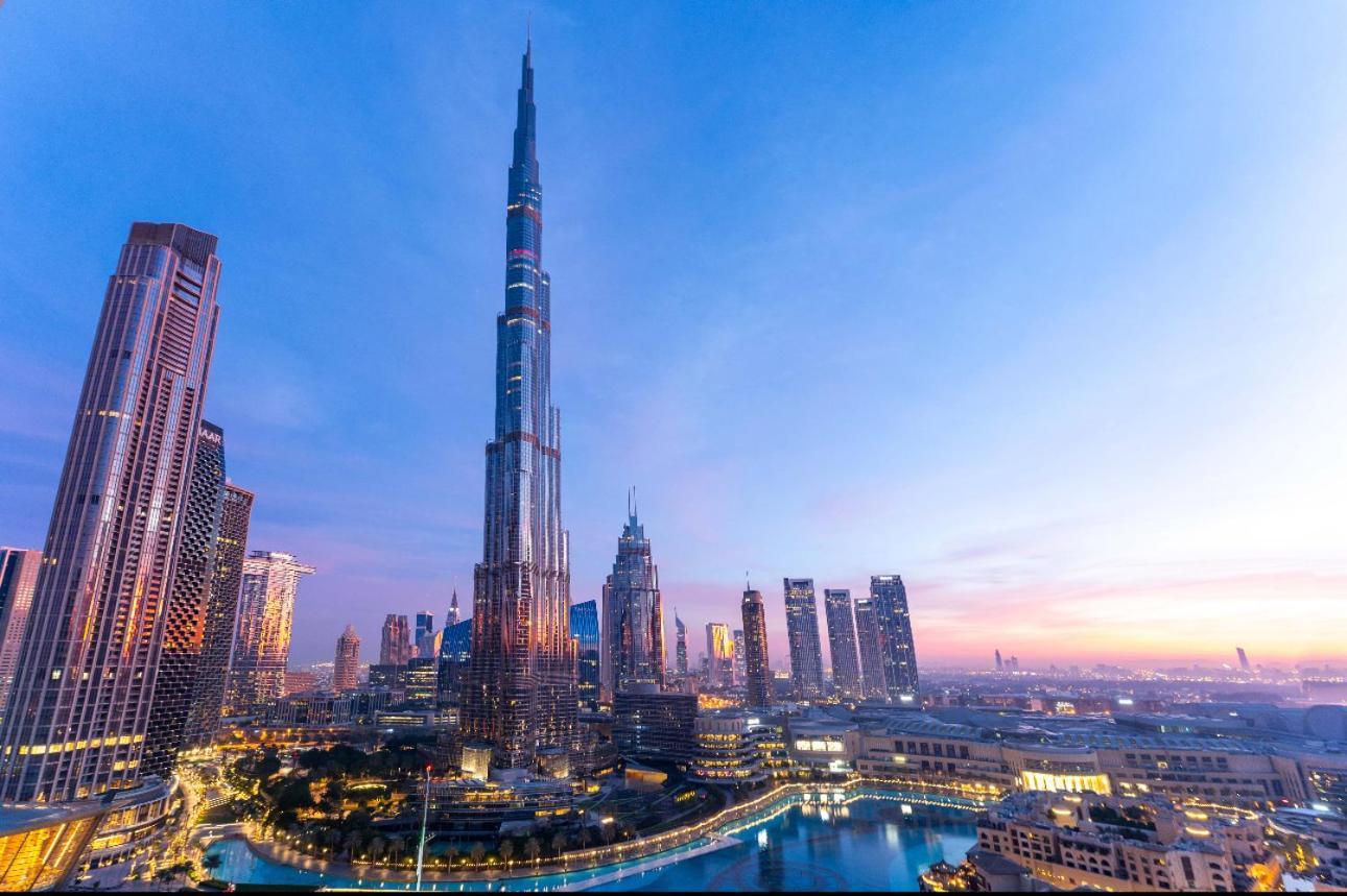Spectacular Burj & Fountain View - Luxurious 3 Bedrooms & Maids Room - The Residences Dubaj Zewnętrze zdjęcie