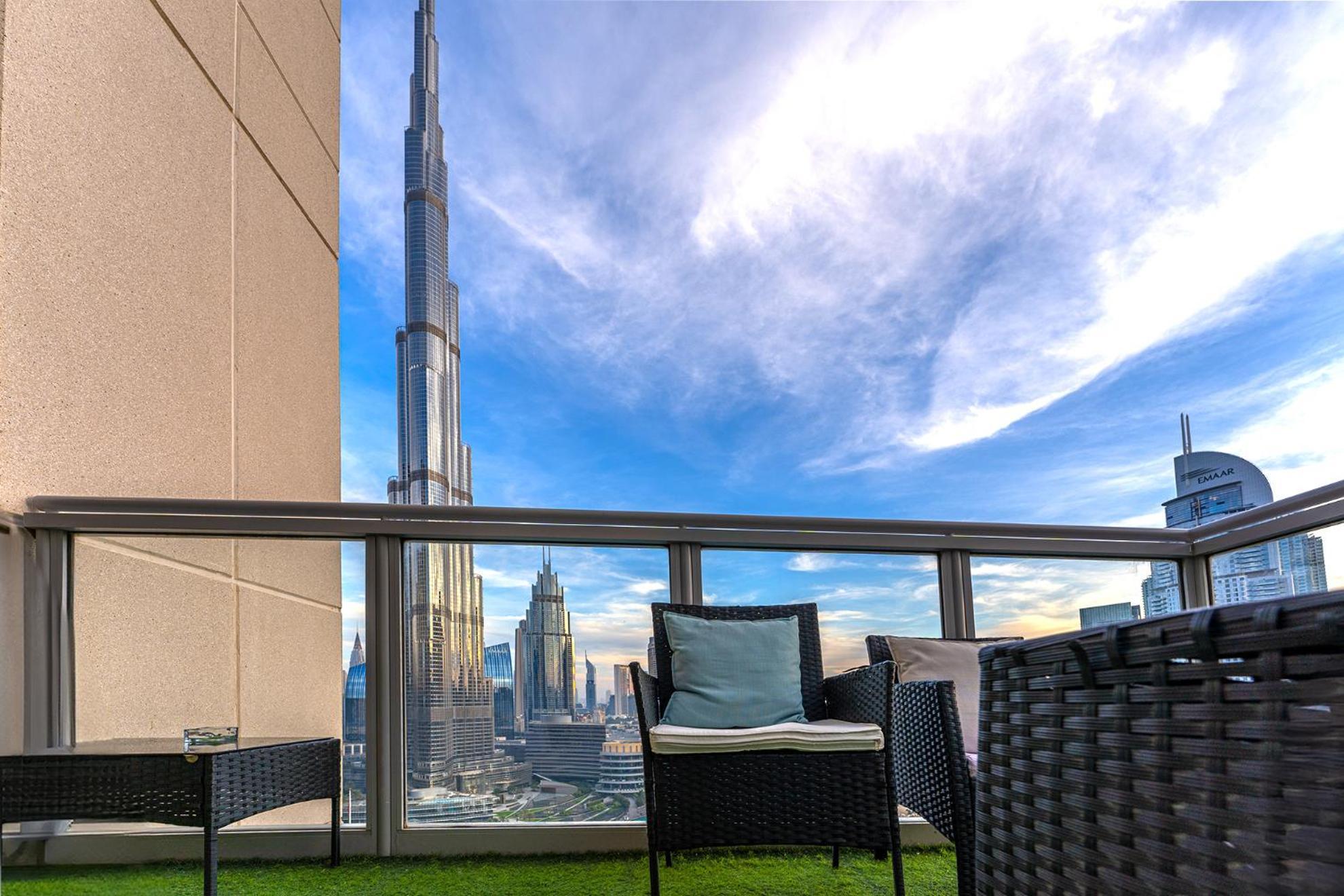 Spectacular Burj & Fountain View - Luxurious 3 Bedrooms & Maids Room - The Residences Dubaj Zewnętrze zdjęcie